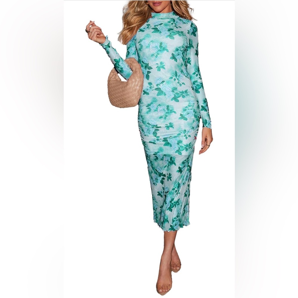 Women's Floral Dress - XL